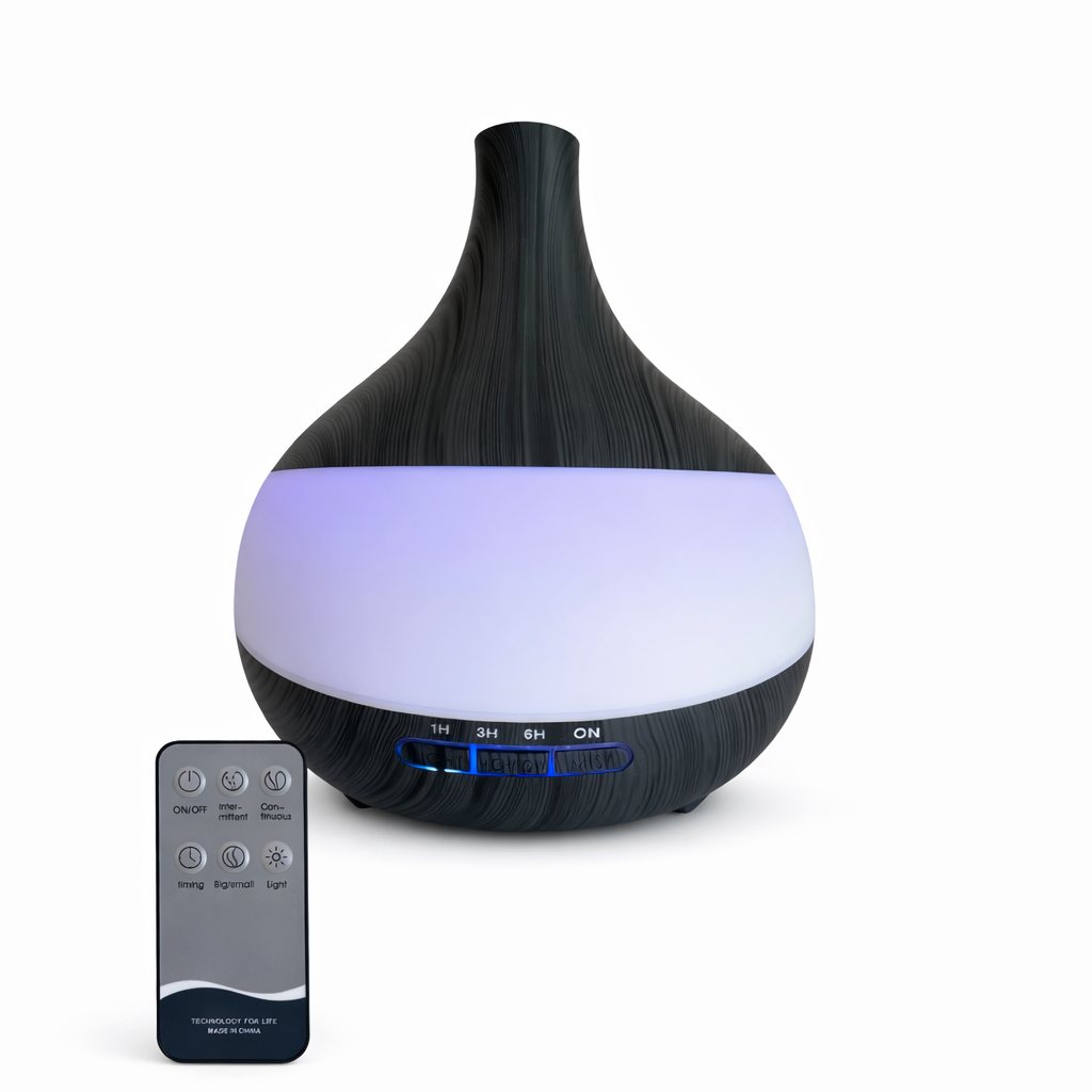 500ML ultrasonic aroma diffuser with LED lights and remote control