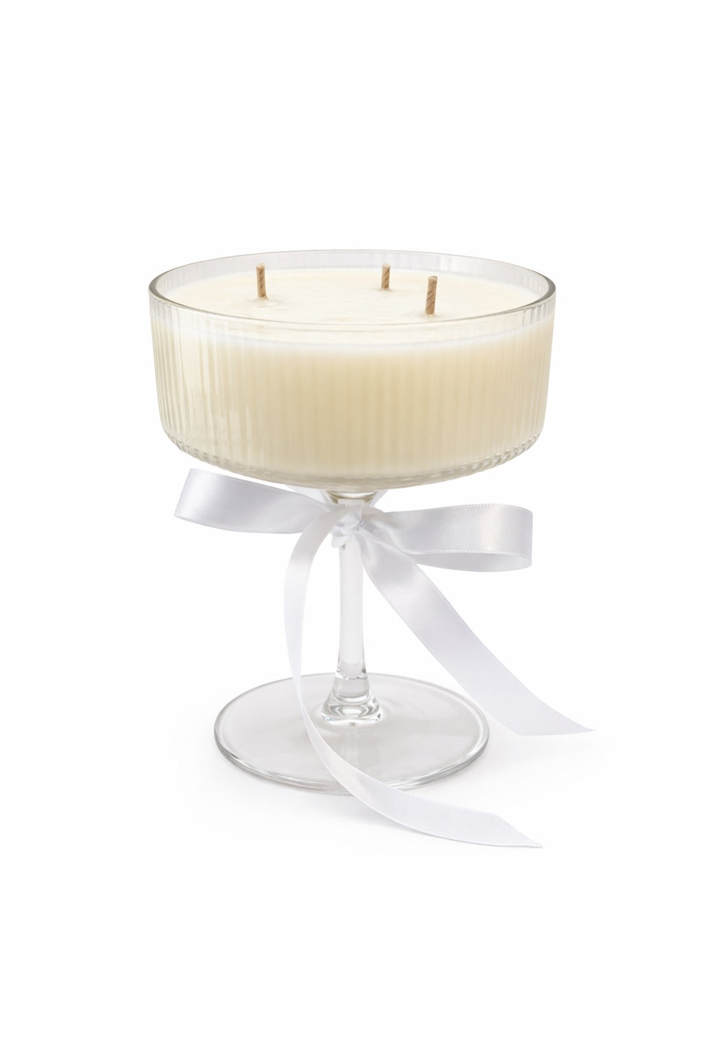 Vintage Martini Glass Candle –Coconut Soy Wax - Keepsake