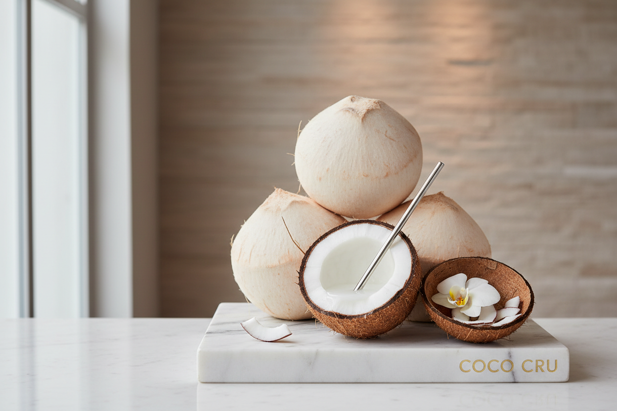 Professional coconut photography